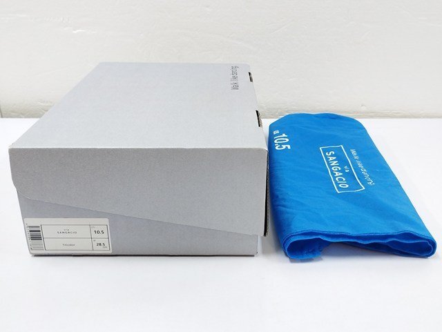 L139b [人気] via SANGACIO ヴィア サンガチオ にゅ～ず Tricolor スニーカー 28.5ｃｍ ホワイト | シューズ N_画像7