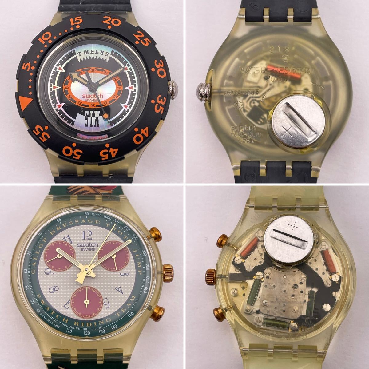 まとめ売り 8点 腕時計 SWATCH GB414 SCB109 SCK102 Scuba 200 SDJ100 SDN103 SDL101 SDB101 クォーツ 【S84058-SJ330-7】_画像3