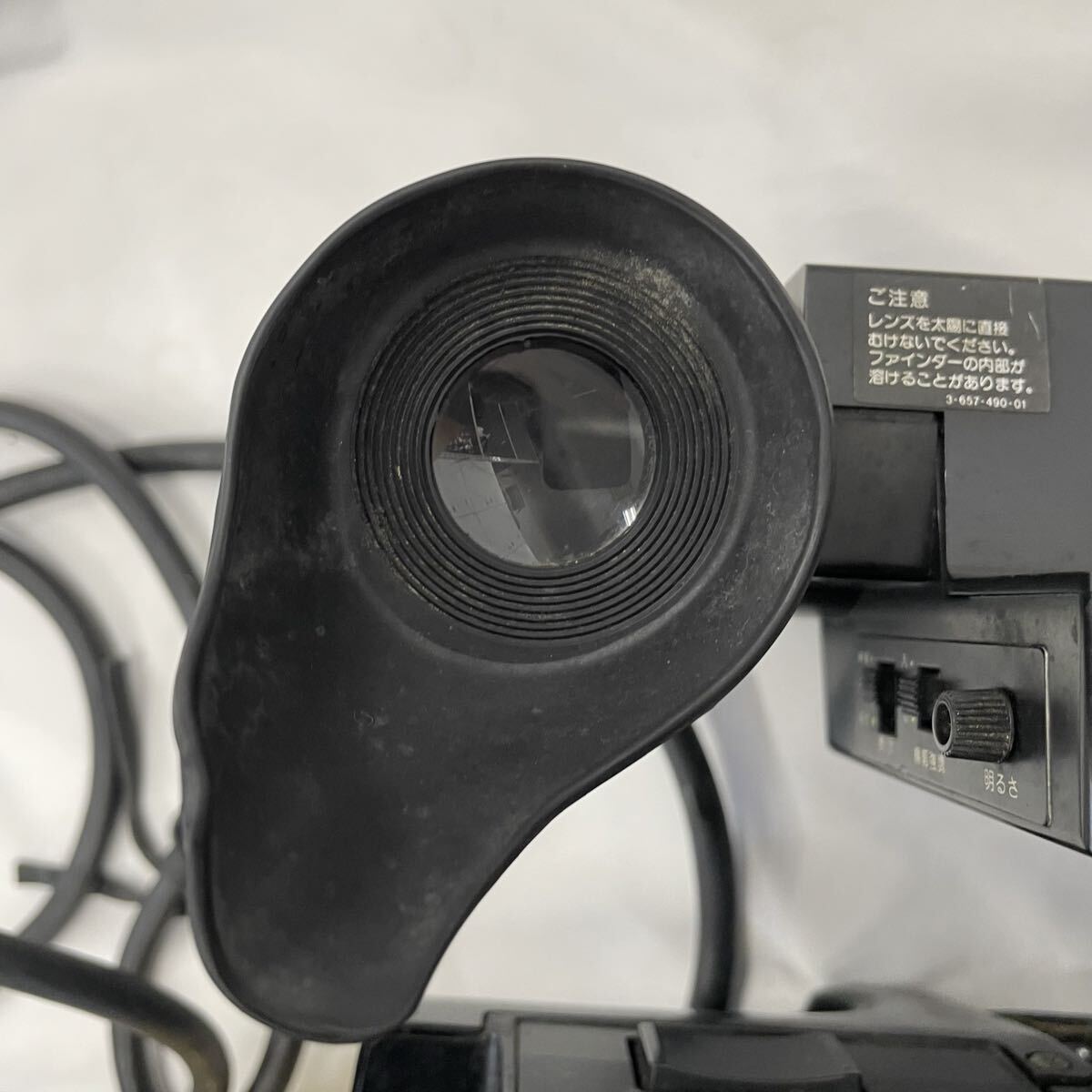 SONY HVC-80 TRINICON COLOR VIDEO CAMERA ビデオカメラ ジャンク ケース付き 【S84081-SJ308】_画像5