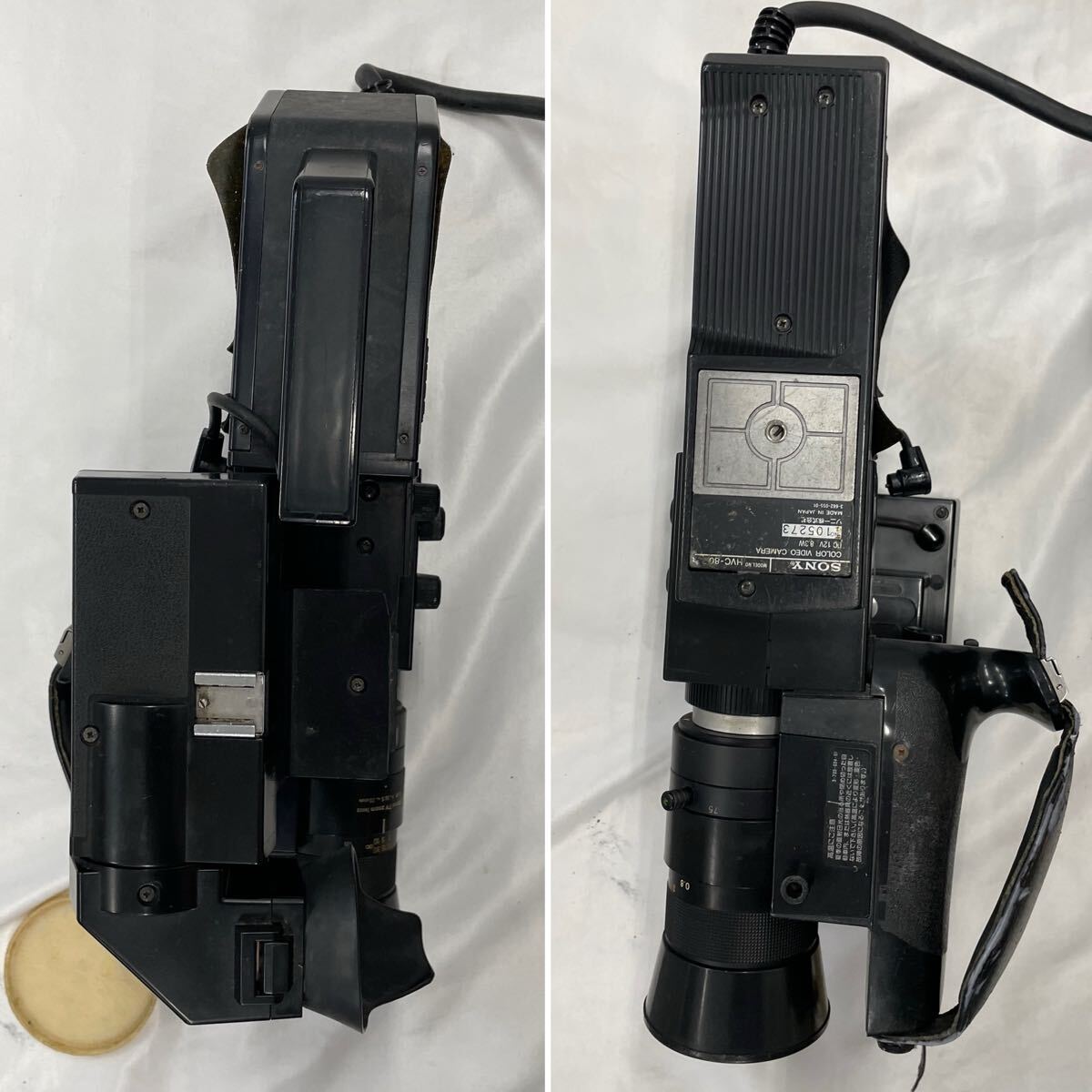 SONY HVC-80 TRINICON COLOR VIDEO CAMERA ビデオカメラ ジャンク ケース付き 【S84081-SJ308】_画像6