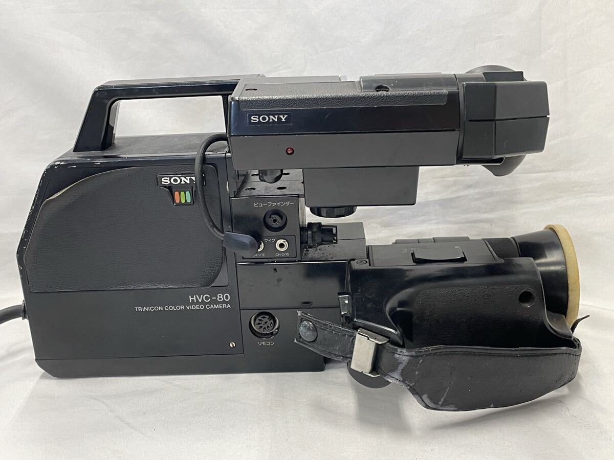SONY HVC-80 TRINICON COLOR VIDEO CAMERA ビデオカメラ ジャンク ケース付き 【S84081-SJ308】_画像3