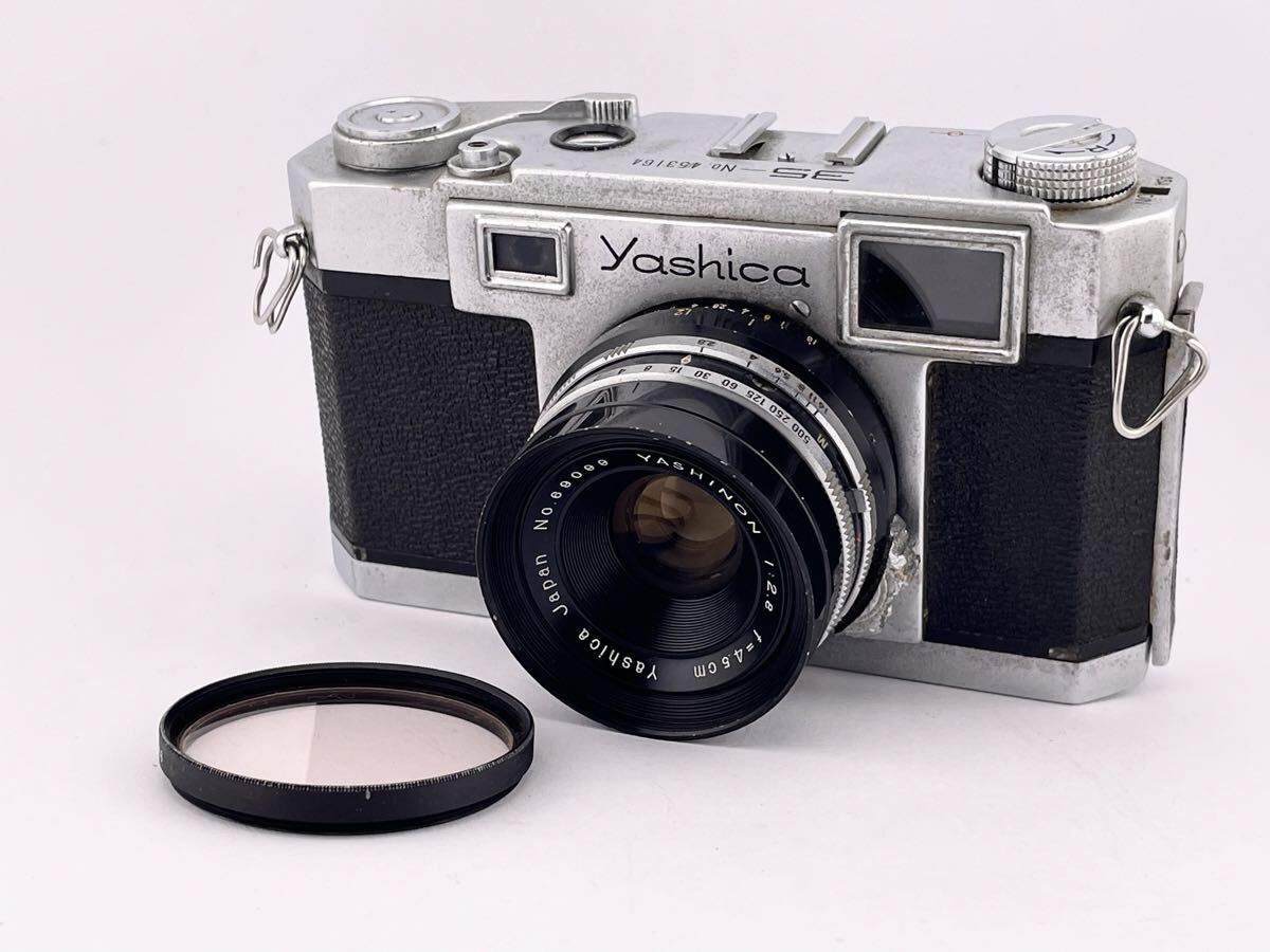 YASHICA 35 フィルムカメラ No.453164 YASHINON 1:2.8 f=4.5cm 【S84093-3009-3】_画像1