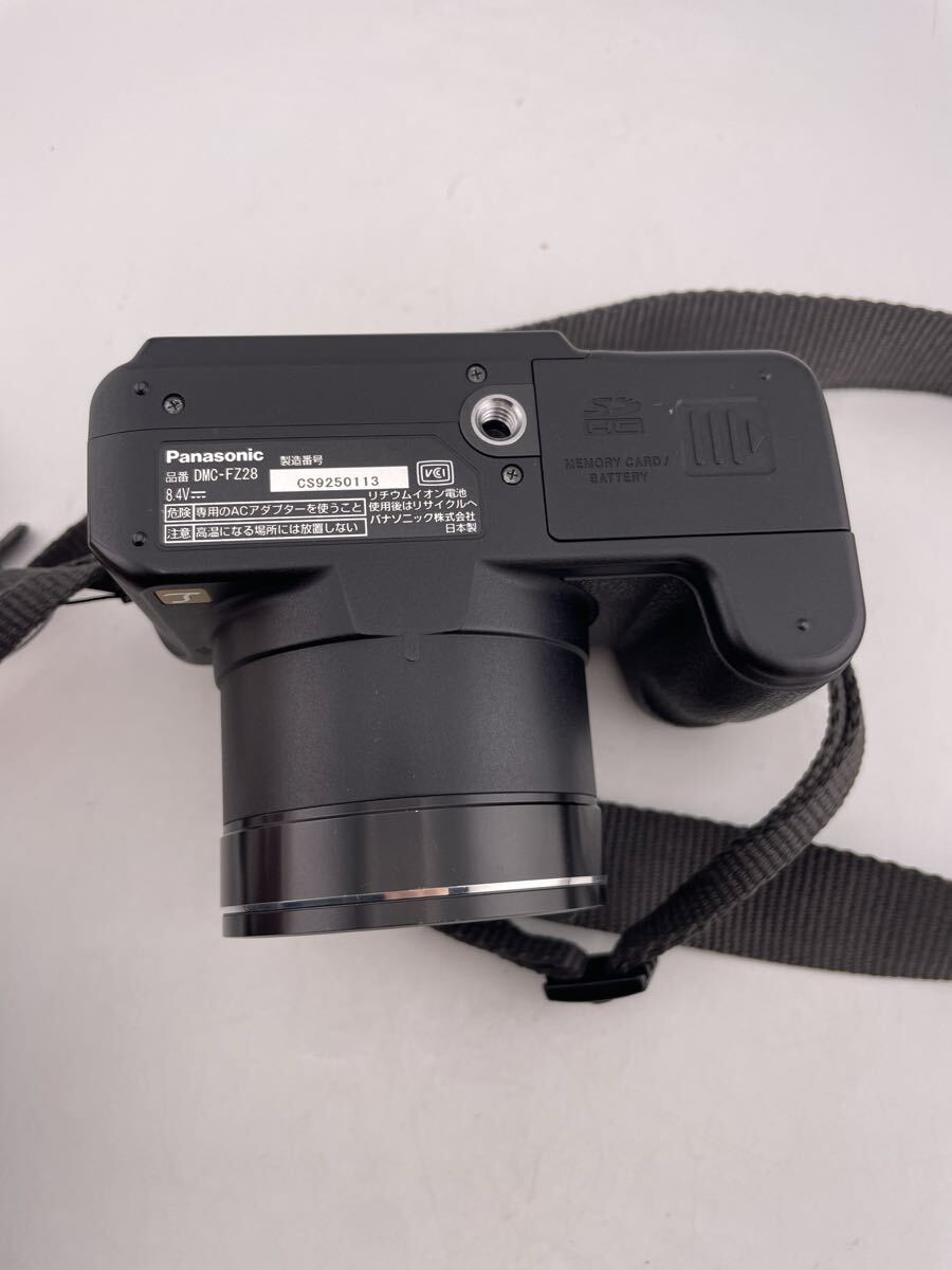 Panasonic DMC-FZ28 デジタルカメラ LUMIX Panasonic DE-A43 充電器 バッテリー ※難あり 【S84085-SJ308-3】_画像4