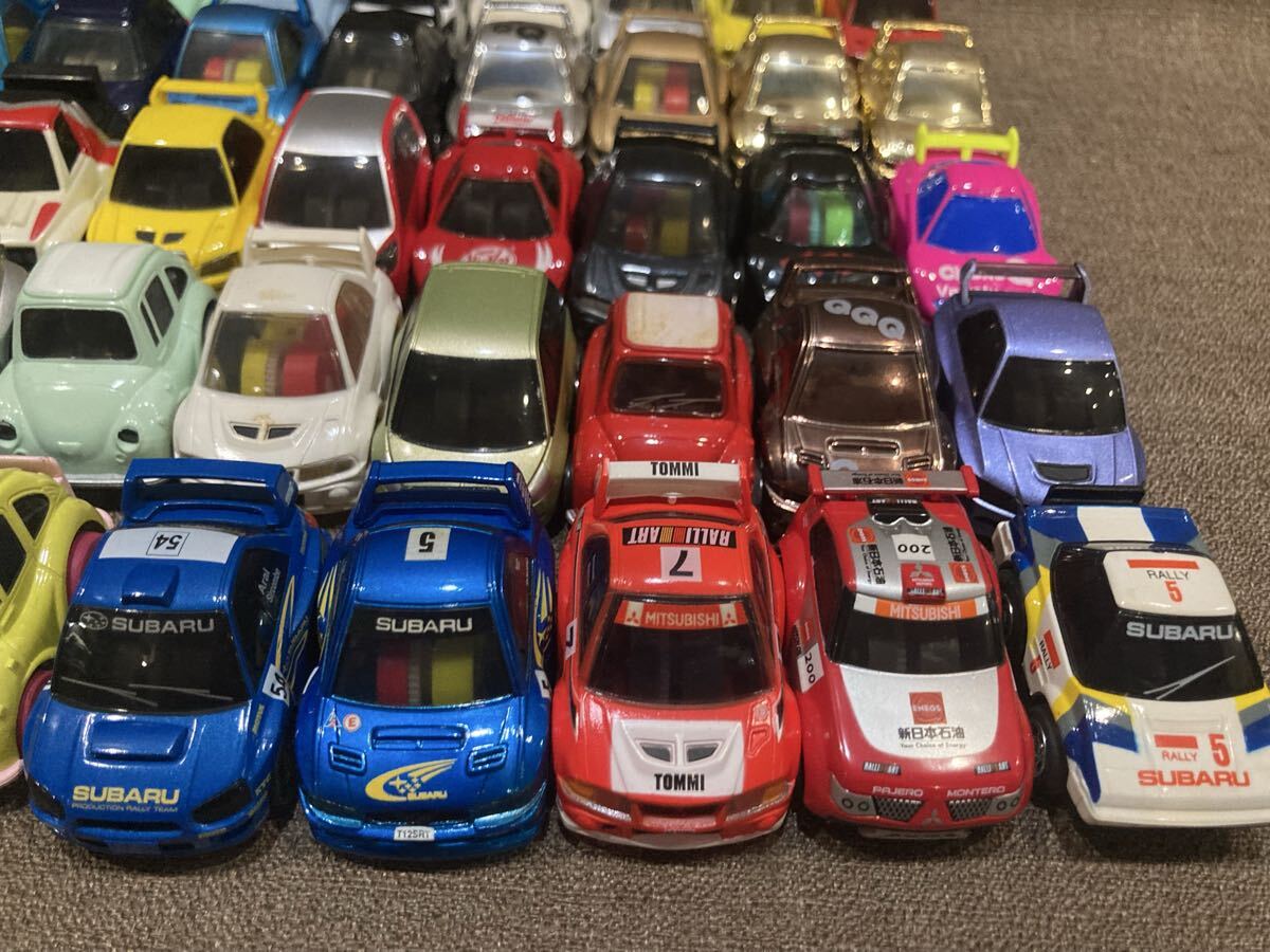 25 (17)【大量セット】TAKARA タカラ チョロQ スバル360 三菱 LANCER EVO VII パジェロ COLT 等 あ_画像9
