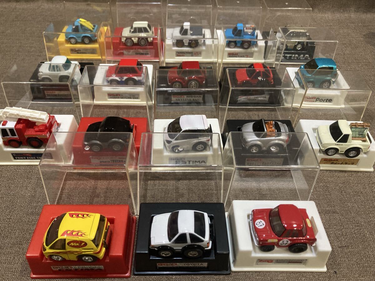 31 (23)【まとめ売り】TAKARA タカラ チョロQ サニートラック TOYOTA Porte トヨタ エスティマ アウディ ロードスター等 ケース入り あ_画像1