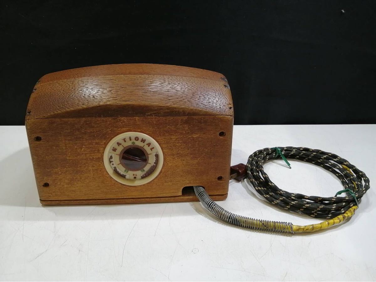 16 National ナショナル 電気炬燵(こたつ) 電気あんか 昭和レトロ 昭和家電 珍品 ビンテージ 100V 60W あ_画像1