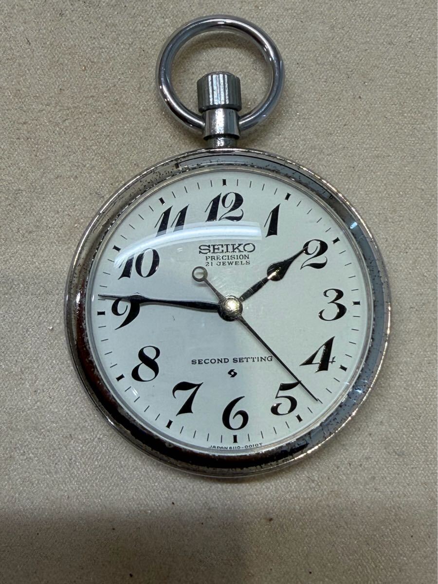 【1円スタート！】 SEIKO セイコー 懐中時計　腕時計　まとめて　懐中時計ジャンク　腕時計は電池切れ動作未確認_画像4
