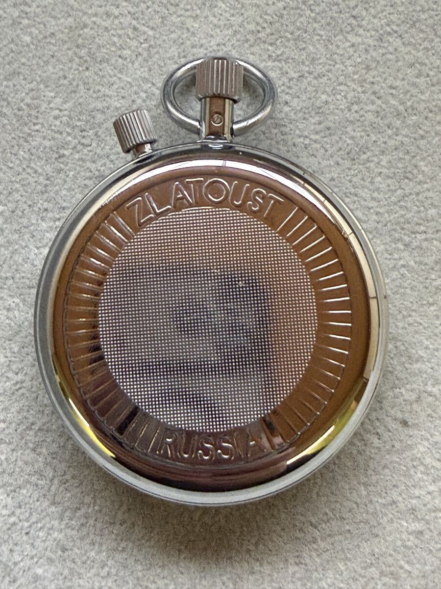 ロシア製　Agat 16 JEWELS ストップウォッチ 稼働品 アンティーク_画像2