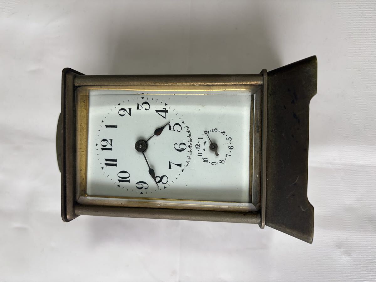 настольные часы Seikosha механический завод автоматический настольные часы настольные часы Seikosha механический завод автоматический настольные часы