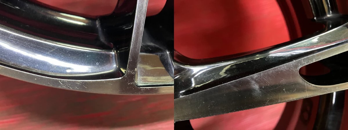 【送料無料】中古 社外 レアマイスター 17x5.5+45 100/4H アルミホイール4本SET 【55583230】_画像7