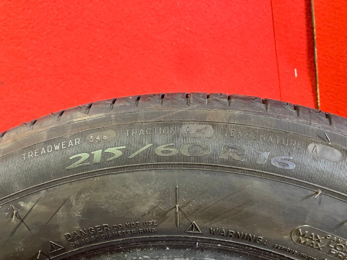 【送料無料】中古サマータイヤ 215/60R16 MICHELIN PRIMACY3 ST 2017年製 8.5分山 4本SET【55584577】_画像8