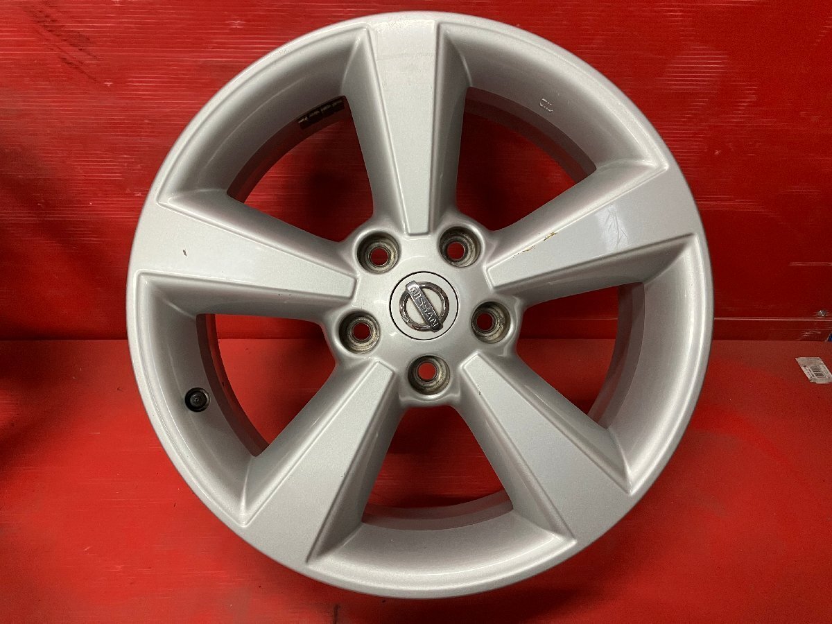 【送料無料】中古 ニッサン デュアリス純正 17x6.5+40 114.3-5H プレサージュ等 アルミホイール4本SET【46031875】_画像2