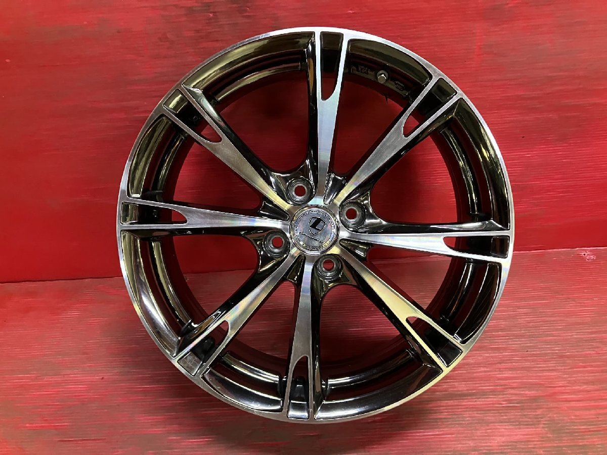 【送料無料】中古 社外 レアマイスター 17x5.5+45 100/4H アルミホイール4本SET 【55583230】_画像6