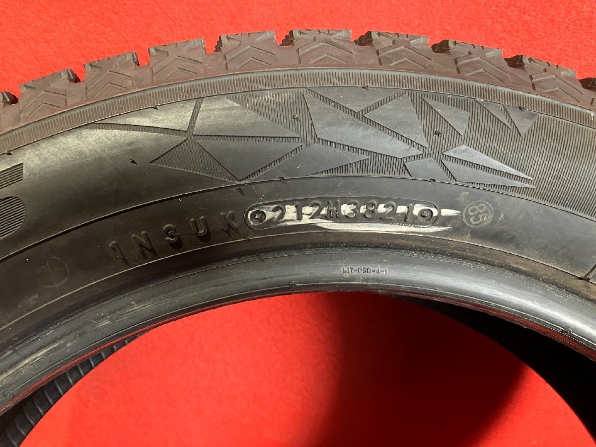 【送料無料】中古スタッドレスタイヤ 195/60R17 TOYO GIZ2 2021年製 7.6mm↑ 4本SET 【64673046】_画像9