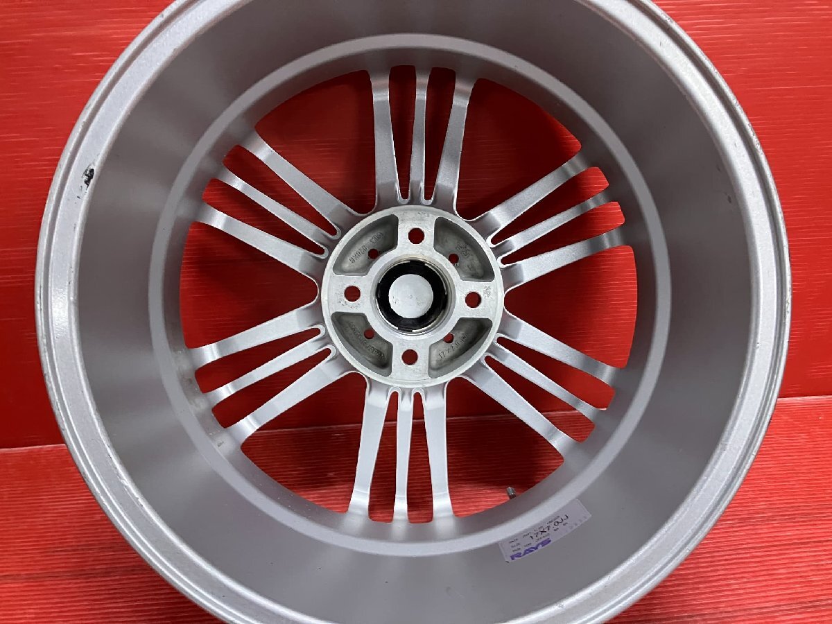 【送料無料】中古 社外 ベルサス 17x7.0+32 100/4H アルミホイール4本SET 【55583202】_画像10