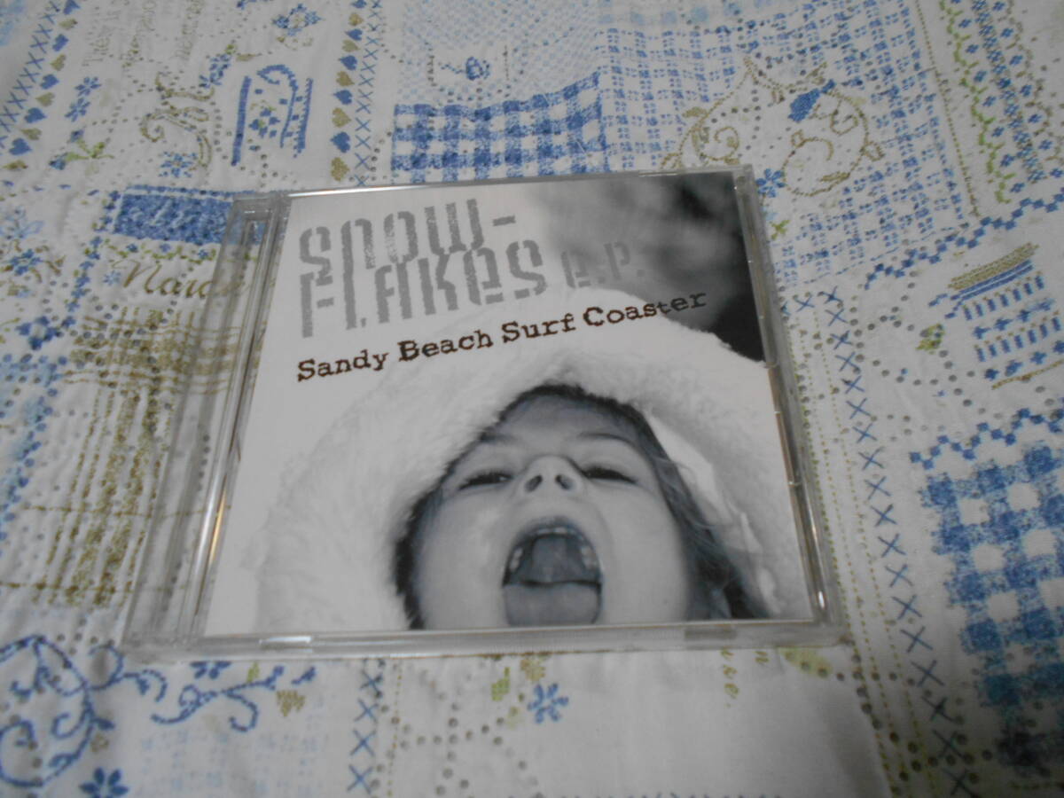 SANDY BEACH SURF COASTER (サンディ・ビーチ・サーフ・コースター)　CD SNOW-FLAKES e.p._画像1