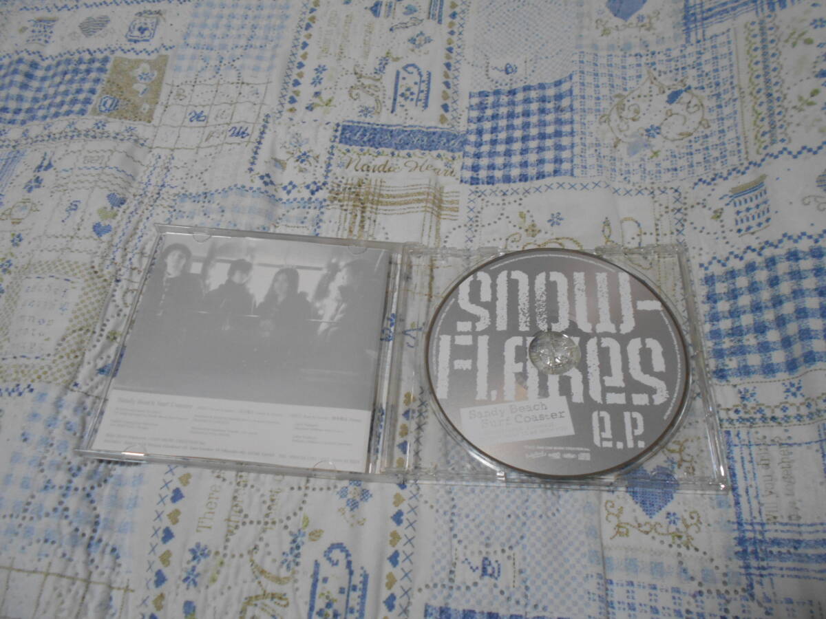 SANDY BEACH SURF COASTER (サンディ・ビーチ・サーフ・コースター)　CD SNOW-FLAKES e.p._画像2