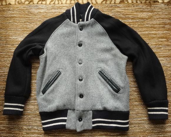 SKOOKUM BEAMSBOY 別注 ボタン スタジャン アワードジャケット 32 米国製_画像1