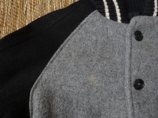 SKOOKUM BEAMSBOY 別注 ボタン スタジャン アワードジャケット 32 米国製_画像9