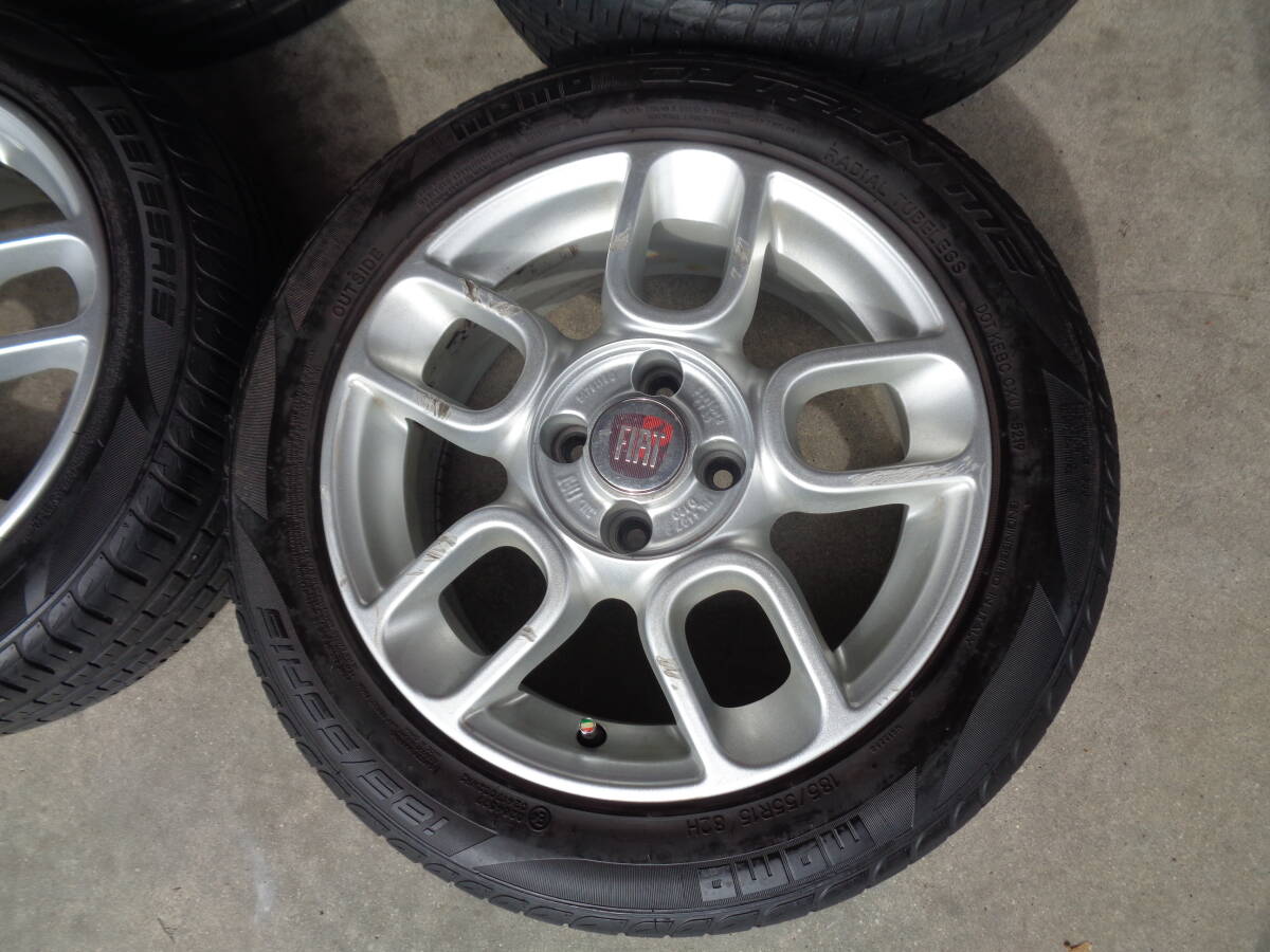 フィアット　純正15インチタイヤホイール【４本セット】185/55R15_画像3