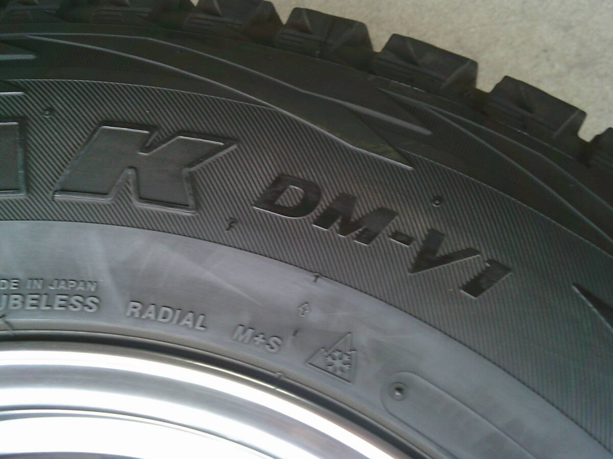 【スタッドレスSET】スポークホイール 17インチタイヤホイール【4本セット】265/65R17 ランドクルーザープラド ハイラックス 120_画像8