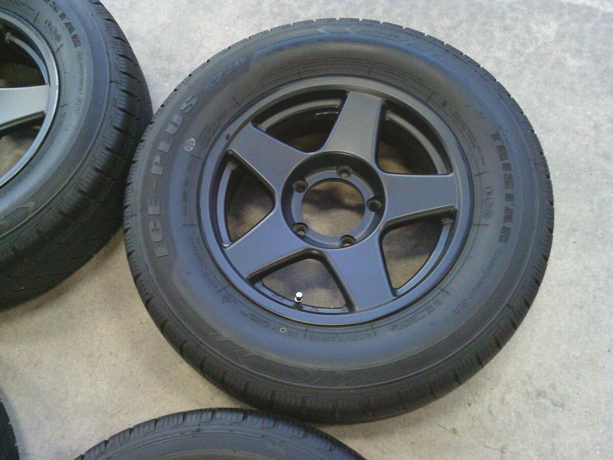 【スタッドレスSET】 MUD WARRIOR-5？　16インチタイヤホイール【４本セット】5.5J+0　215/70R16　ジムニー　ジムニーシエラなど_画像4