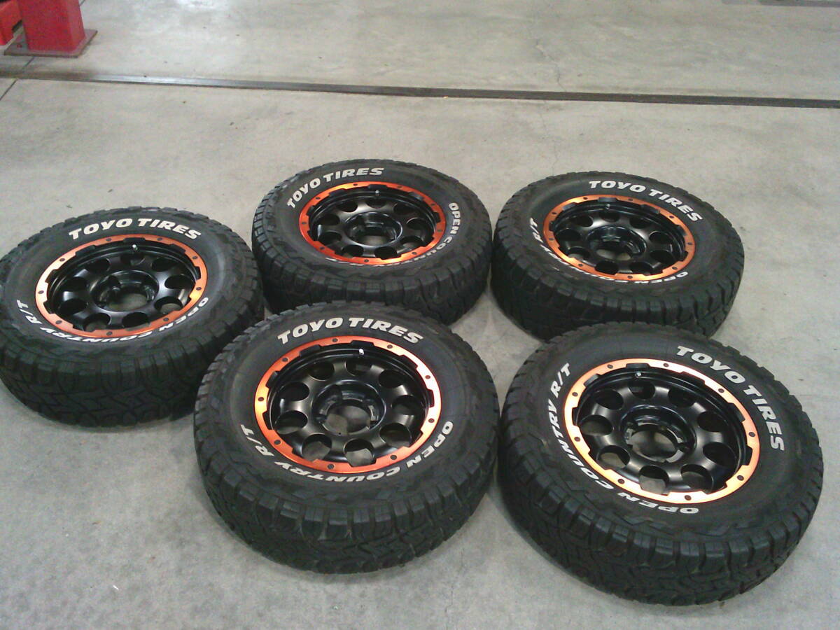 【バリ山】レアマイスター CS-9 16インチタイヤホイール【5本セット】235/70R16 オープンカントリーRT ジムニー ジムニーシエラ_画像1