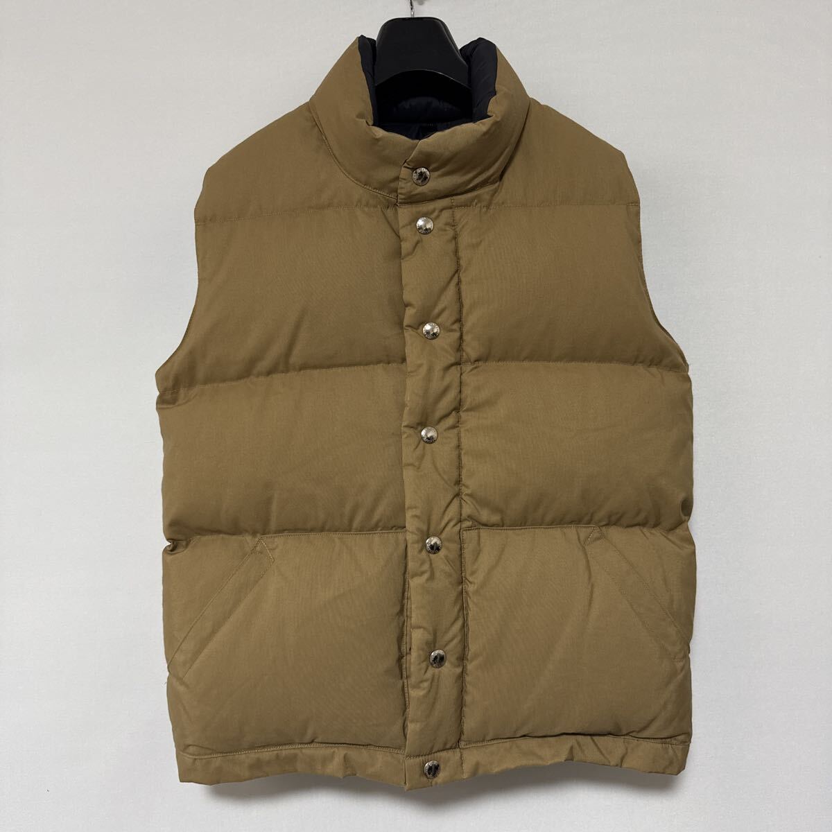 新品同様 クレセント ダウン ワークス 60 40 ダウン ベスト S crescent down works down vest USA アメリカ_画像1