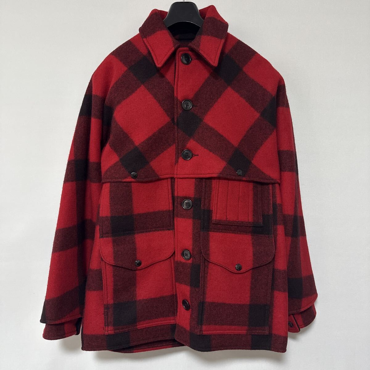 新品同様 アメリカ 製 FILSON ダブルマッキーノ ジャケット 38 フィルソン ウール クルーザー USA製 _画像1