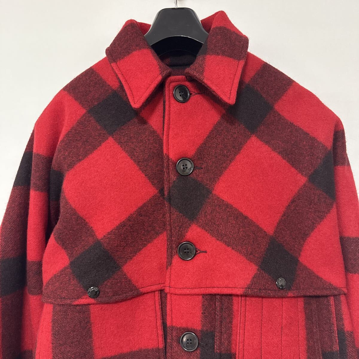 新品同様 アメリカ 製 FILSON ダブルマッキーノ ジャケット 38 フィルソン ウール クルーザー USA製 _画像2