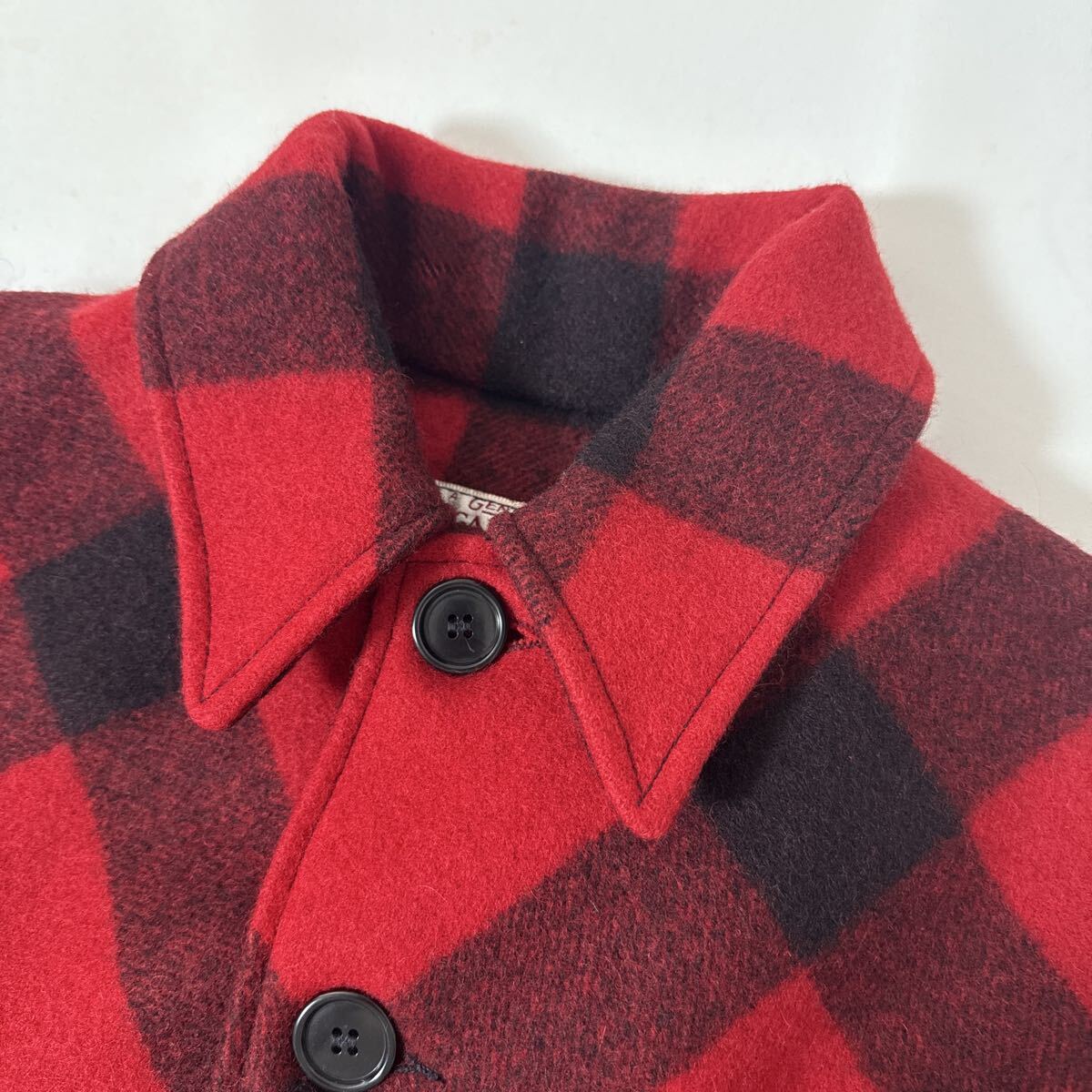 新品同様 アメリカ 製 FILSON ダブルマッキーノ ジャケット 38 フィルソン ウール クルーザー USA製 _画像4