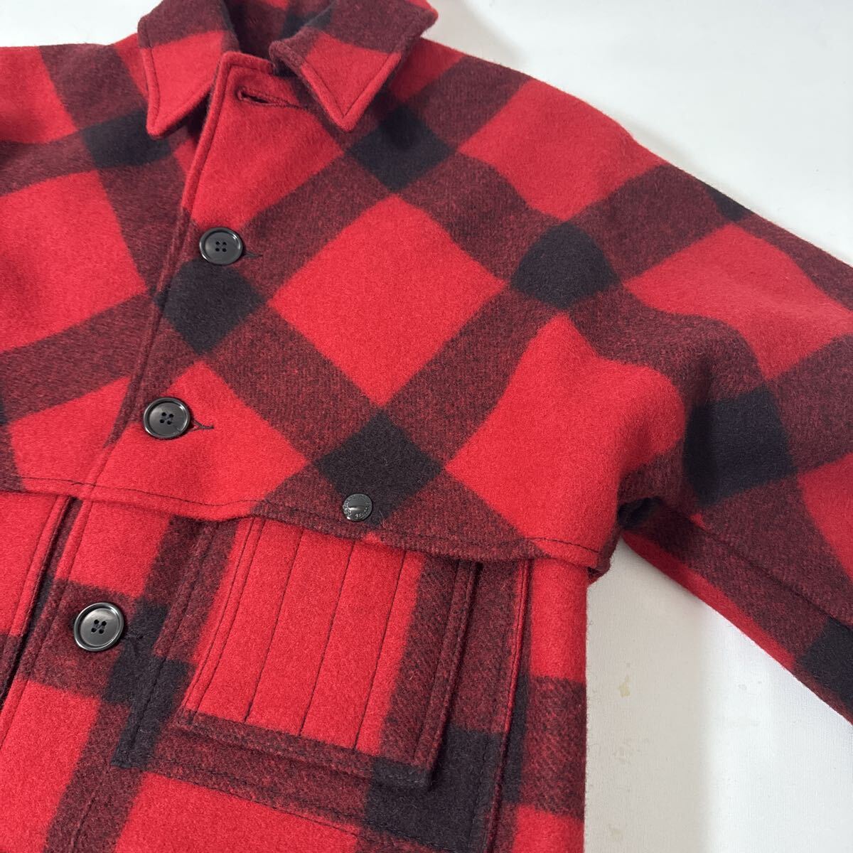 新品同様 アメリカ 製 FILSON ダブルマッキーノ ジャケット 38 フィルソン ウール クルーザー USA製 _画像7