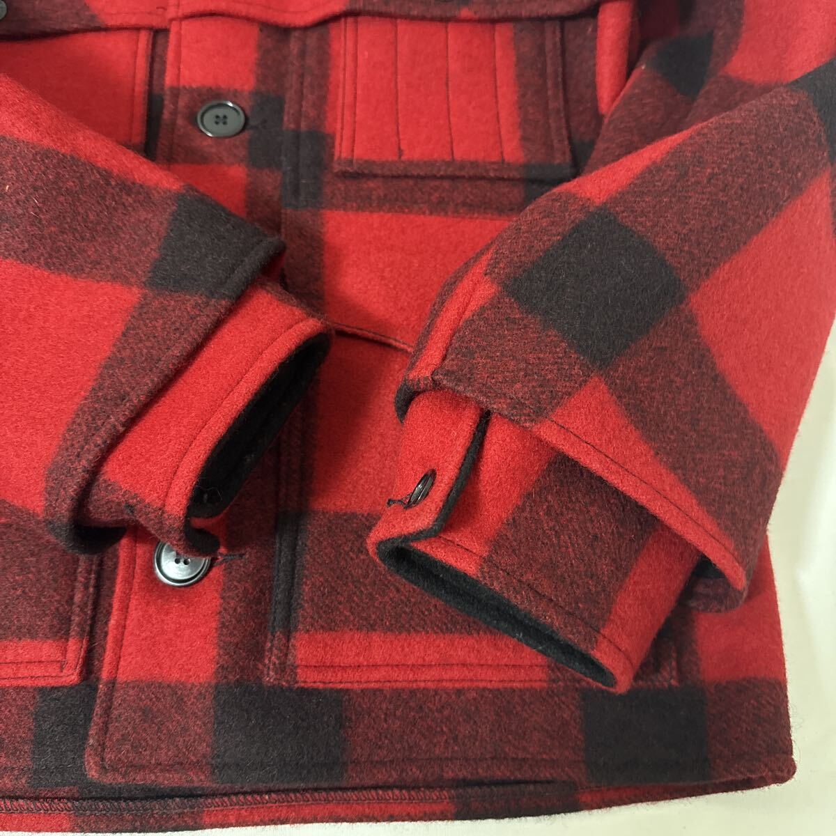 新品同様 アメリカ 製 FILSON ダブルマッキーノ ジャケット 38 フィルソン ウール クルーザー USA製 _画像9