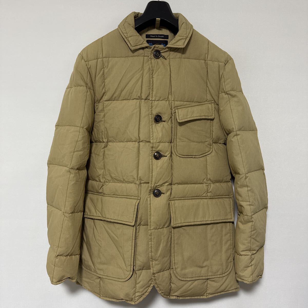 美品 カナダ 製 ナイジェルケーボン エディーバウアー ダウン ジャケット 44 日の出タグ Eddie Bauer down Nigel Cabourn jacket_画像1
