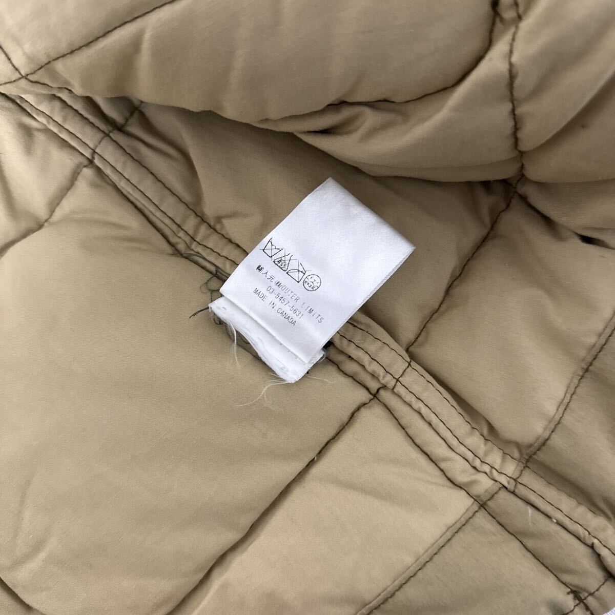 美品 カナダ 製 ナイジェルケーボン エディーバウアー ダウン ジャケット 44 日の出タグ Eddie Bauer down Nigel Cabourn jacket_画像10