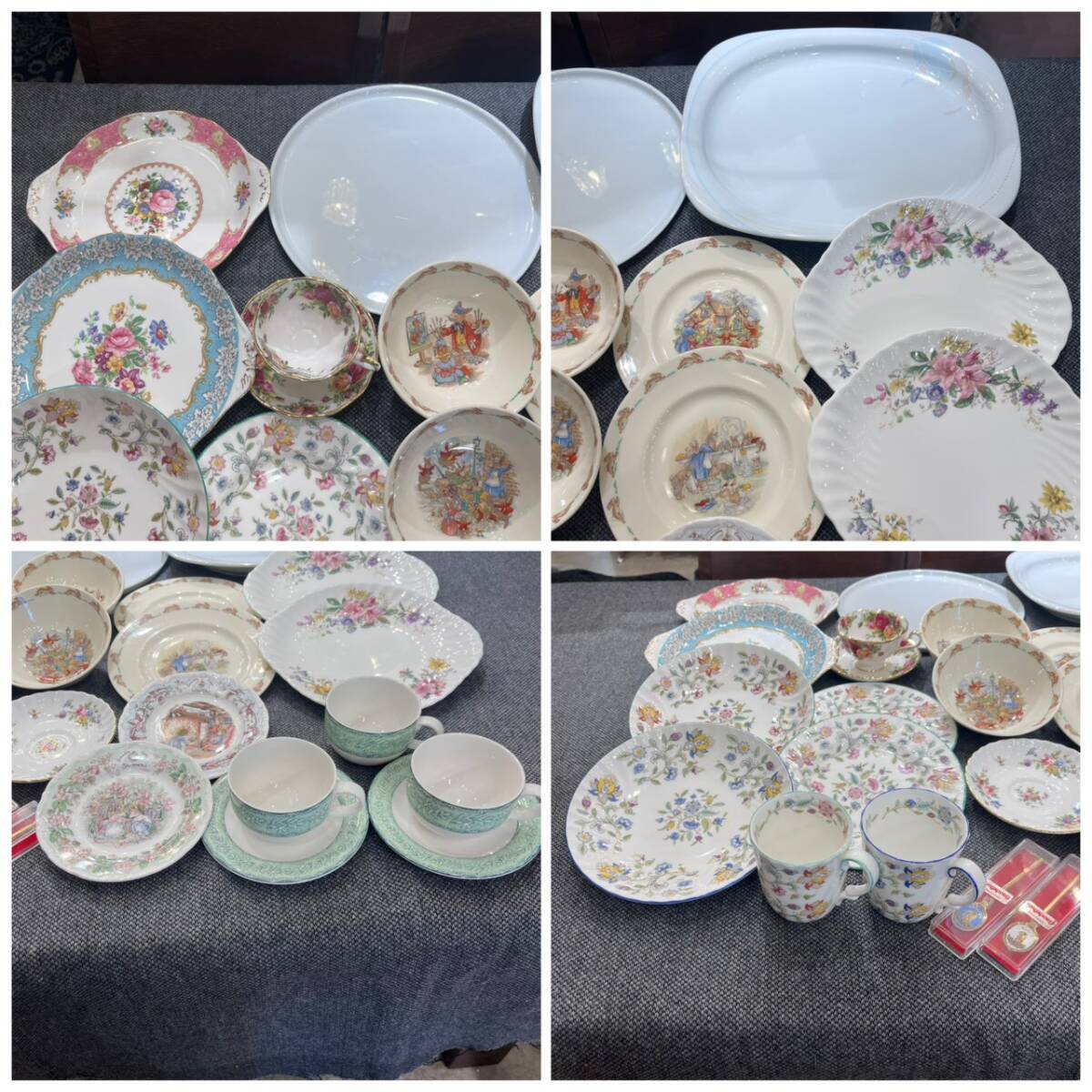 【 まとめ 】 洋食器 まとめ売り 64点 カップ＆ソーサー 大皿 プレート ロイヤルコペンハーゲン ジノリ ロイヤルアルバート MINTON_画像5