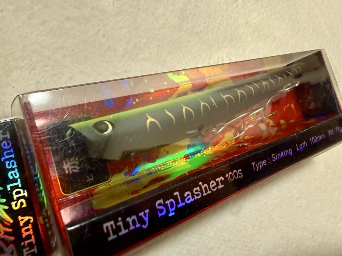 新品　パームス タイニースプラッシャー100S マットブラックタイガー_画像4