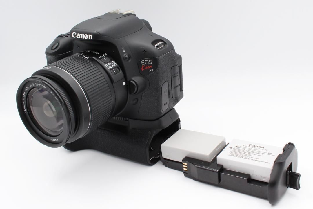 ☆★極上美品★キヤノン Canon EOS kiss x5 デジタル一眼レフ バリアングル液晶 バッテリーグリップ スマホ転送OK★　♯292_画像3