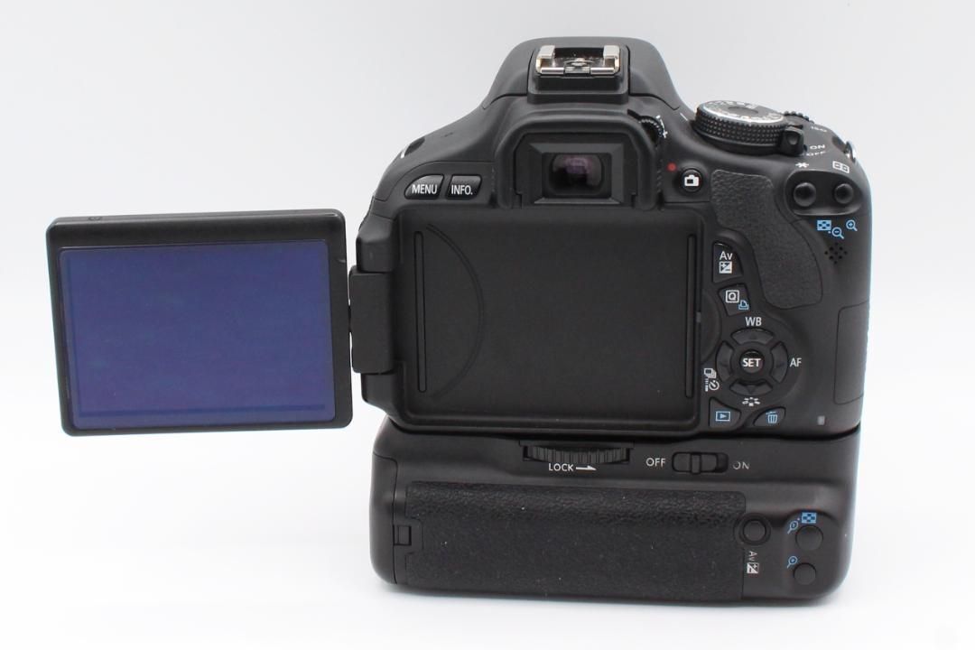 ☆★極上美品★キヤノン Canon EOS kiss x5 デジタル一眼レフ バリアングル液晶 バッテリーグリップ スマホ転送OK★　♯292_画像7