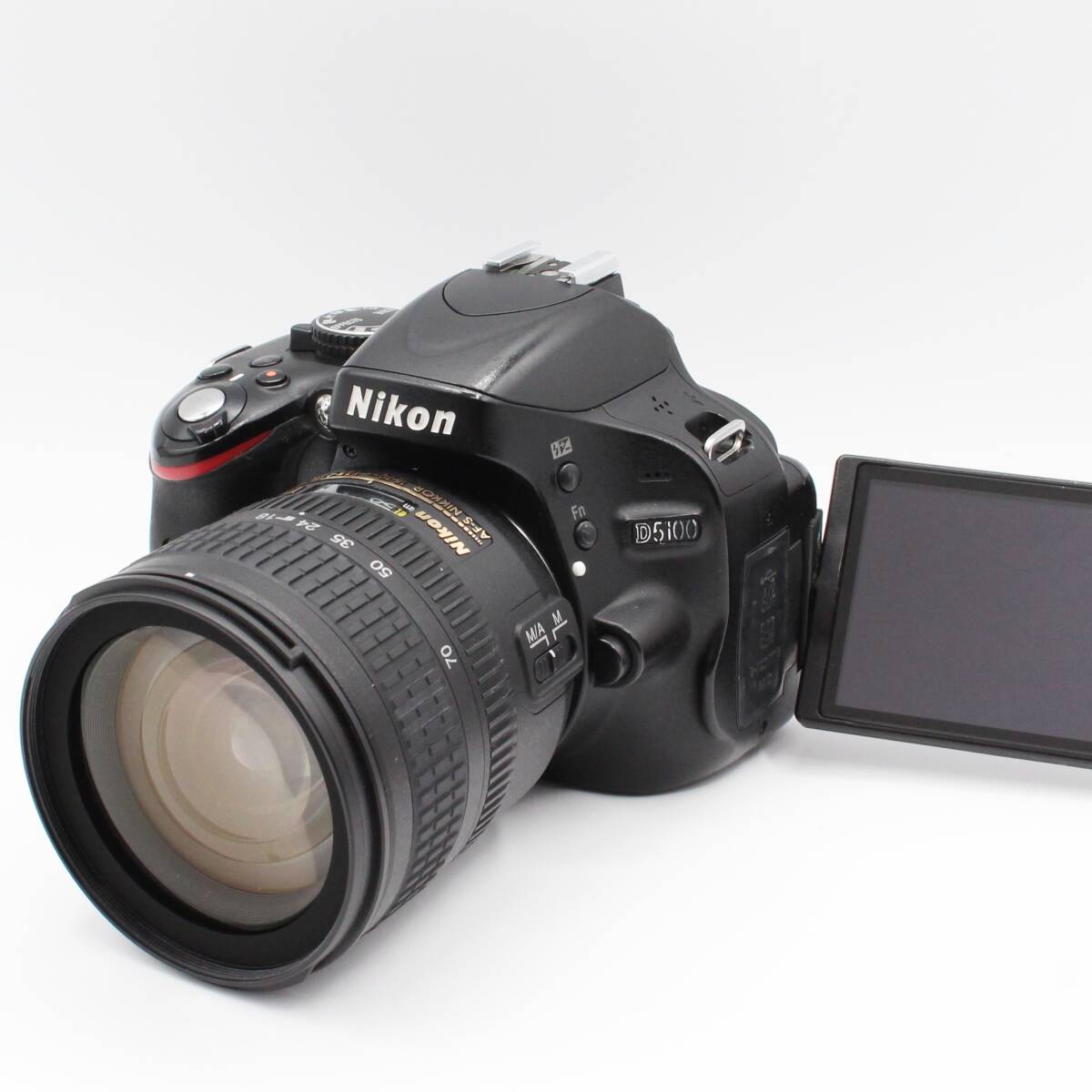☆★実用動作品★ニコン Nikon D5100 レンズキット デジタル一眼レフ スマホ転送OK 自撮り簡単 バリアングル液晶 可動式液晶 ★ ♯316_画像1