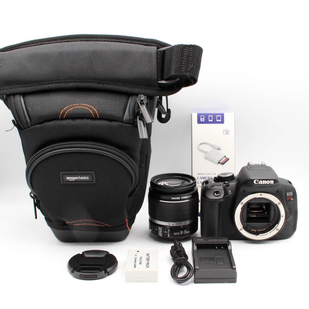 ☆★《ショット数12066回 》★キヤノン Canon EOS Kiss X6i レンズキット EF-S 18-55mm F3.5-5.6 IS 付属品多数★　♯378_画像2