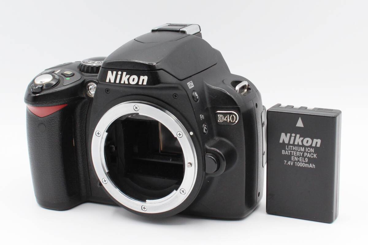 ☆★《ショット数14683回 》★ ニコン Nikon D40X ボディ デジタル一眼 バッテリー 現状品 ★ ♯384_画像1