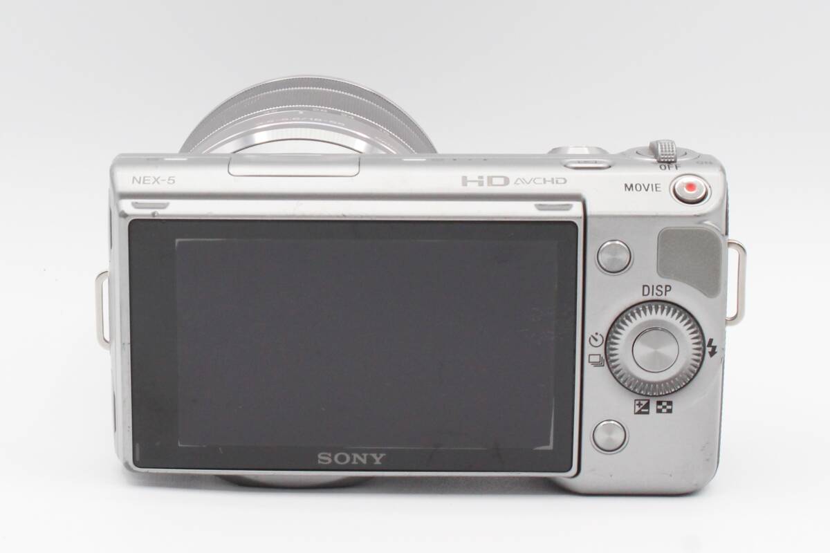 ☆★ソニー SONY NEX-5 ミラーレス一眼 シルバー E 18-55mm F3.5-5.6 OSS バッテリー ストラップ★　♯383_画像5