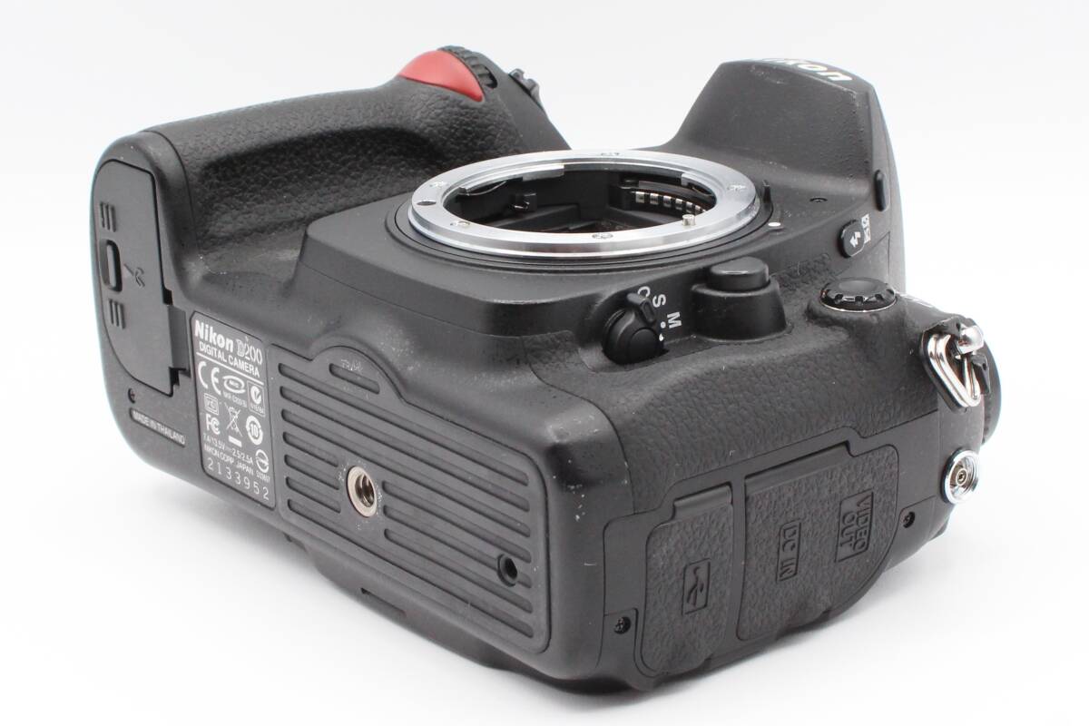 ☆★美品★ニコン Nikon D200 ボディ デジタル一眼レフ ブラック★　♯393_画像9