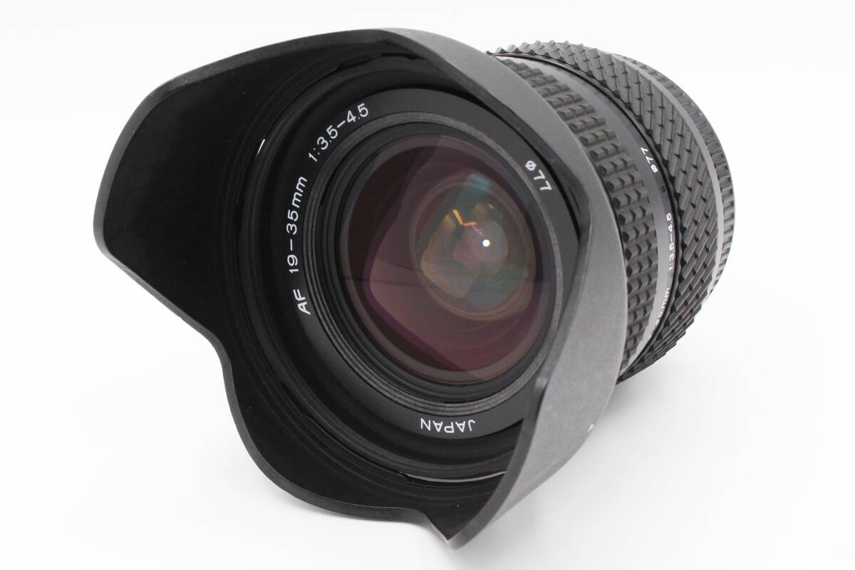 ☆★希少品★Tokina トキナー AF 19-35mm F3.5-4.5 nikon ニコン レンズフード 動作確認済 現状品★ ♯396_画像2