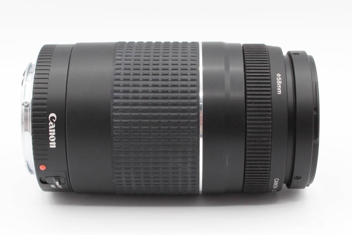 ☆★極上美品★Canon キヤノン EF 75-300mm F4-5.6 iii 望遠ズームレンズ レンズ前キャップ 動作確認済★　♯395_画像4
