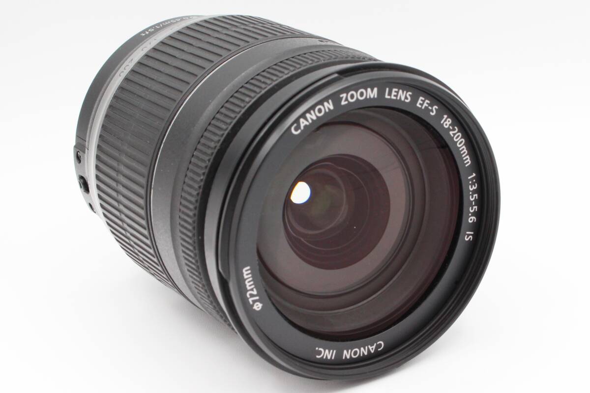☆★極上品★キヤノン Canon EF-S 18-200mm F3.5-5.6 IS 望遠レンズ 前後キャップ 動作確認済★　♯394_画像2