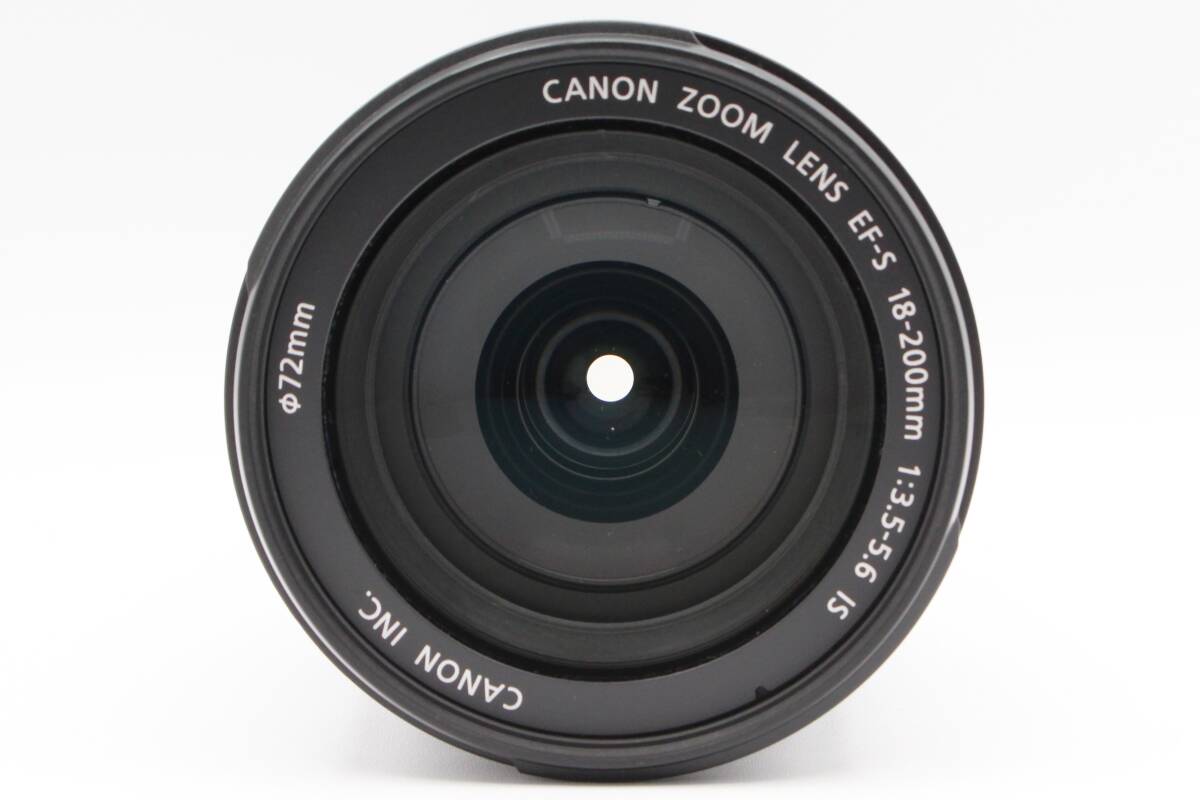 ☆★極上品★キヤノン Canon EF-S 18-200mm F3.5-5.6 IS 望遠レンズ 前後キャップ 動作確認済★　♯394_画像5
