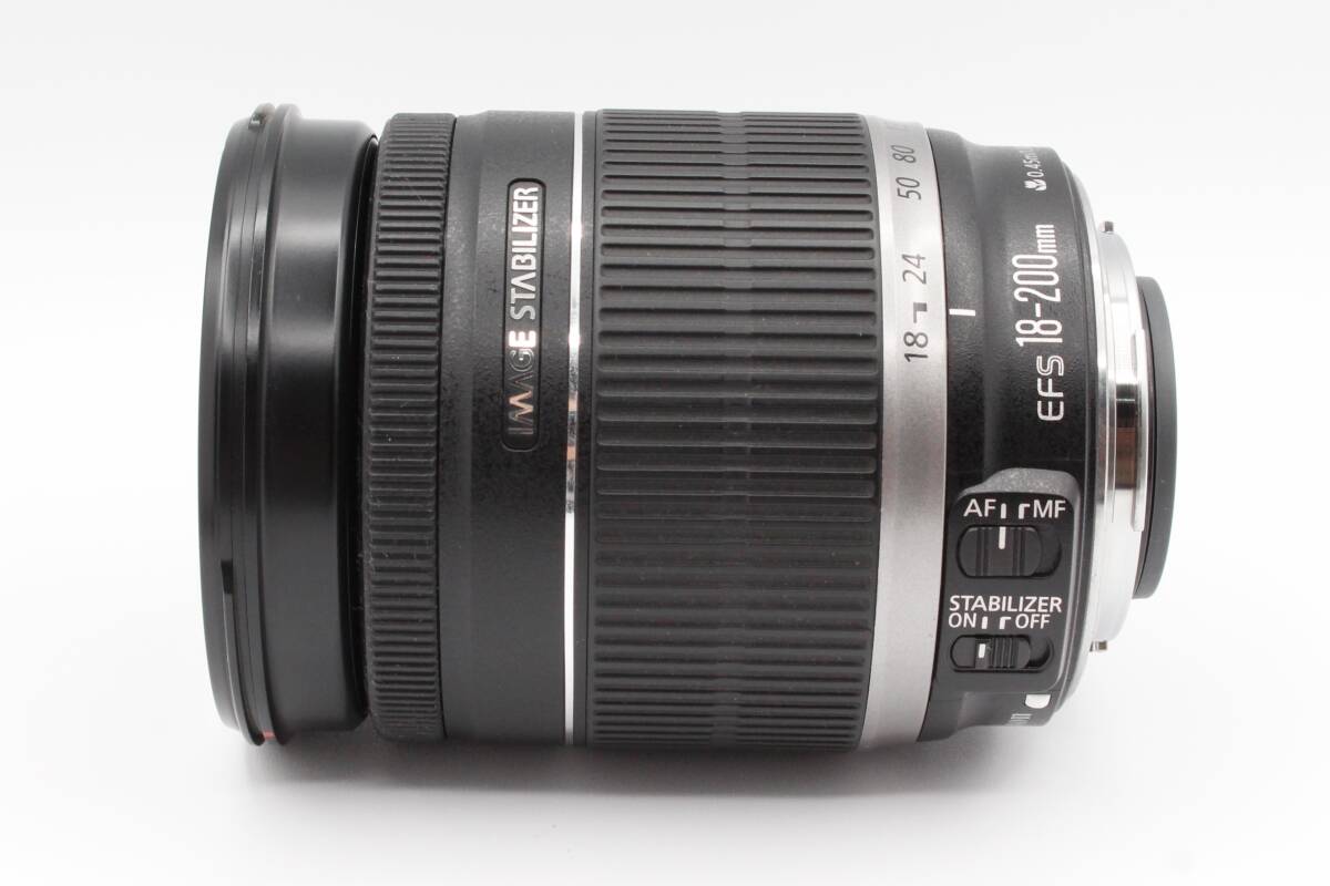 ☆★極上品★キヤノン Canon EF-S 18-200mm F3.5-5.6 IS 望遠レンズ 前後キャップ 動作確認済★　♯394_画像3