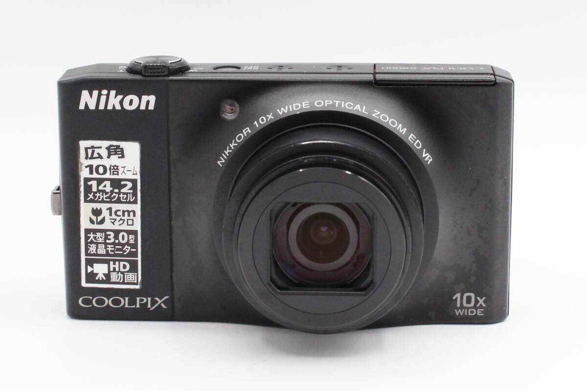 ☆★Nikon ニコン COOLPIX クールピクス S8000 コンパクトデジタルカメラ ブラック 動作確認済 ★　♯392_画像3